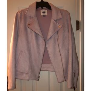 Suede-like Lavender Blazer